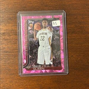 Derik Queen 2025 Topps Pink Diamante Foil Rookie Card #213